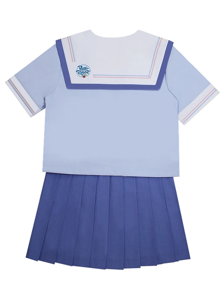 高品質セーラースーツ学校均一な若者たちのプレッピースタイル cos 制服 jk ファッション日本 seifuku 弓スカートシャツ