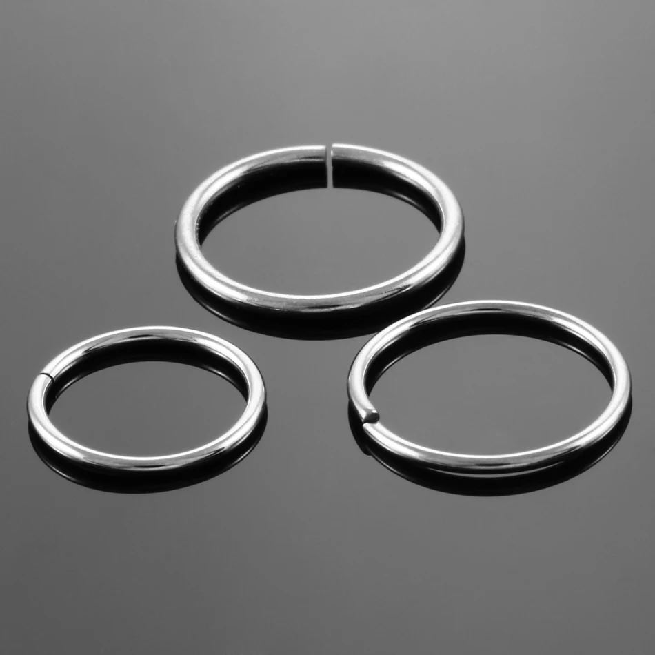 1PC Titanium 20G 18G Thin Fake Nose Ring Septum Helix Nostril Piercing Labret Lip Fake Piercing Cartilage Fake Earrings Hoop