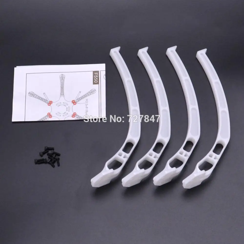 4PCS Universal Tall Landing gear skids for F450 F550 S500 SK480 FPV aerial photo