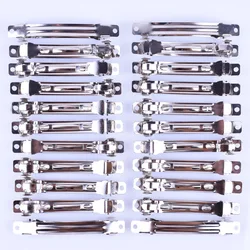 10 Stuks 8/10Cm Franse Barrette Haarclip Metaal Vintage Haarclips Set Voor Bloem Decoratie Hairgrip Meisjes Vrouwen Haaraccessoires