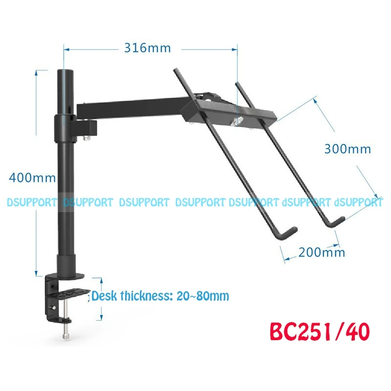 Altura ajustável desktop fixação 11-15 polegada titular do portátil de refrigeração de movimento completo lapdesk notebook titular brakcet tablet pc suporte