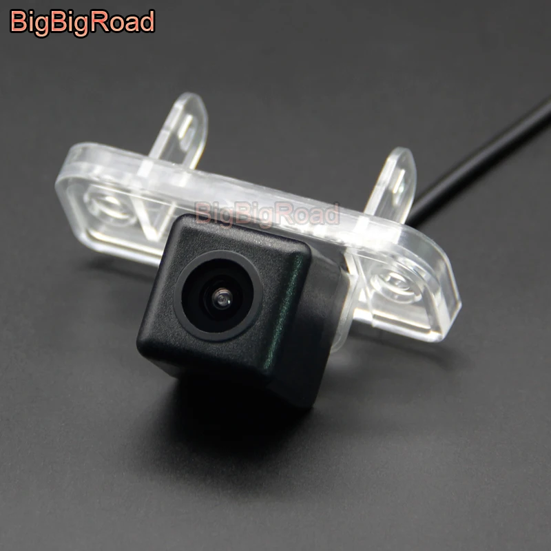 

BigBigRoad Car Rear View Camera For Mercedes Benz C Class W203 E Class W211 2001-2008 / CLS Class W219 SLK Class R171 2004-2011