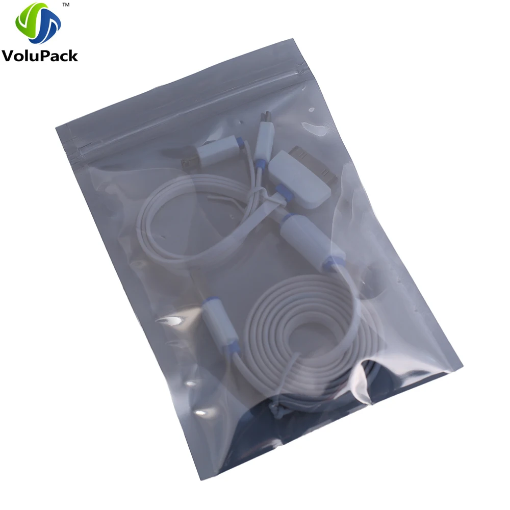 Recloseable Translucent Barrier,Moisture Proof,Electronic Accessories,Zip Lock,Anti-Static Shielding Bags,10x15cm,100Pcs per Lot