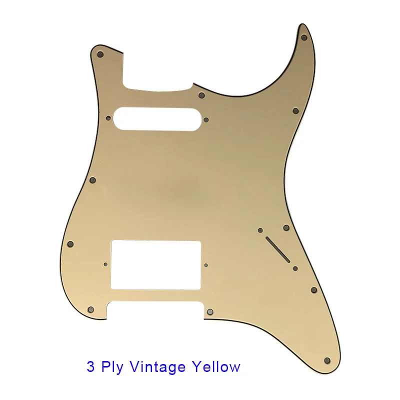 Pleroo Electric Parts For  USA\\Mexico Fd Strat 11 Holes HS PAF Humbucker Guitar Pickguard Scratch Plate