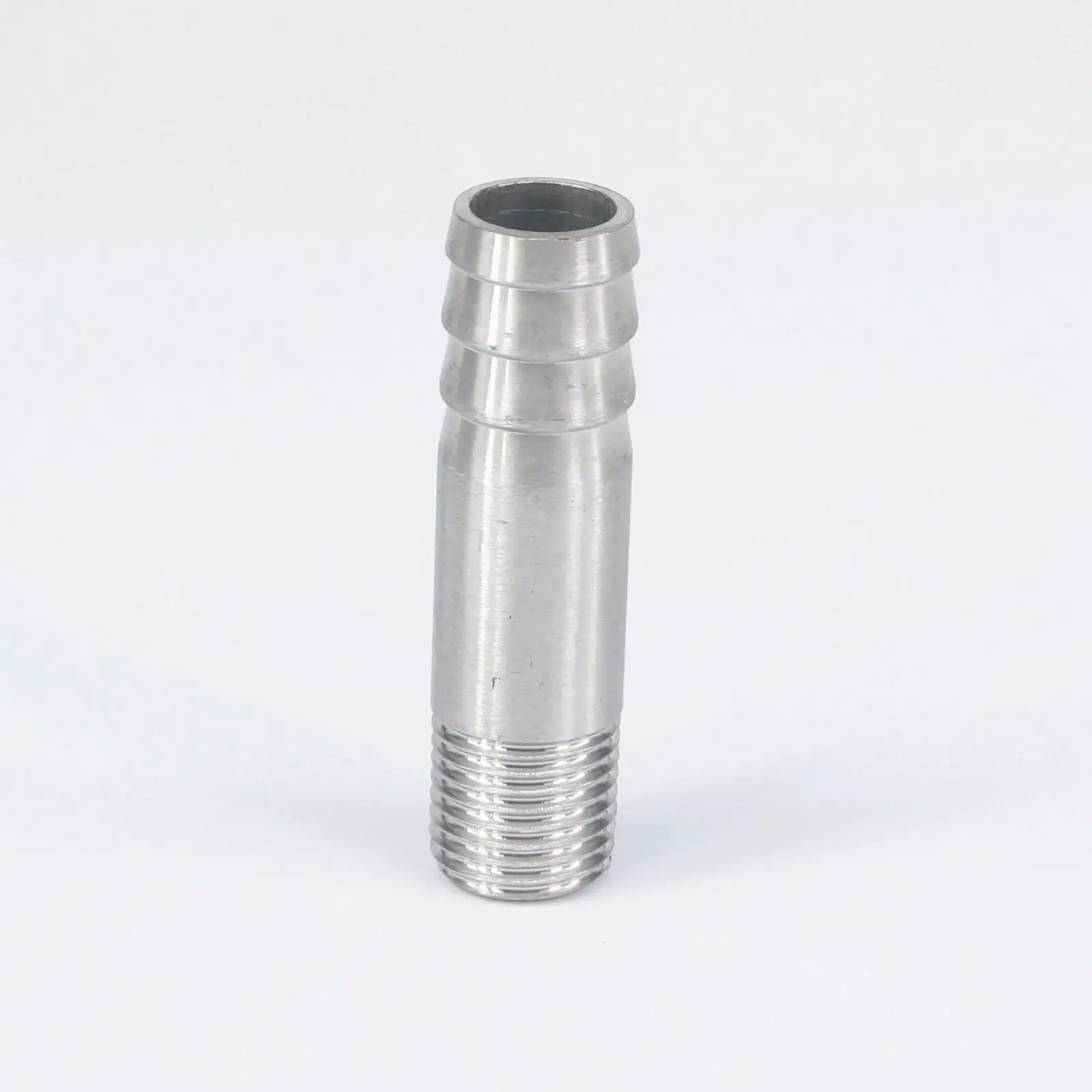 

LOT2 1/4" BSPT Male x Fit 1/2" I/D Hose Barb 304 Stainless Pipe Fitting Hosetail Connector Water Gas Oil