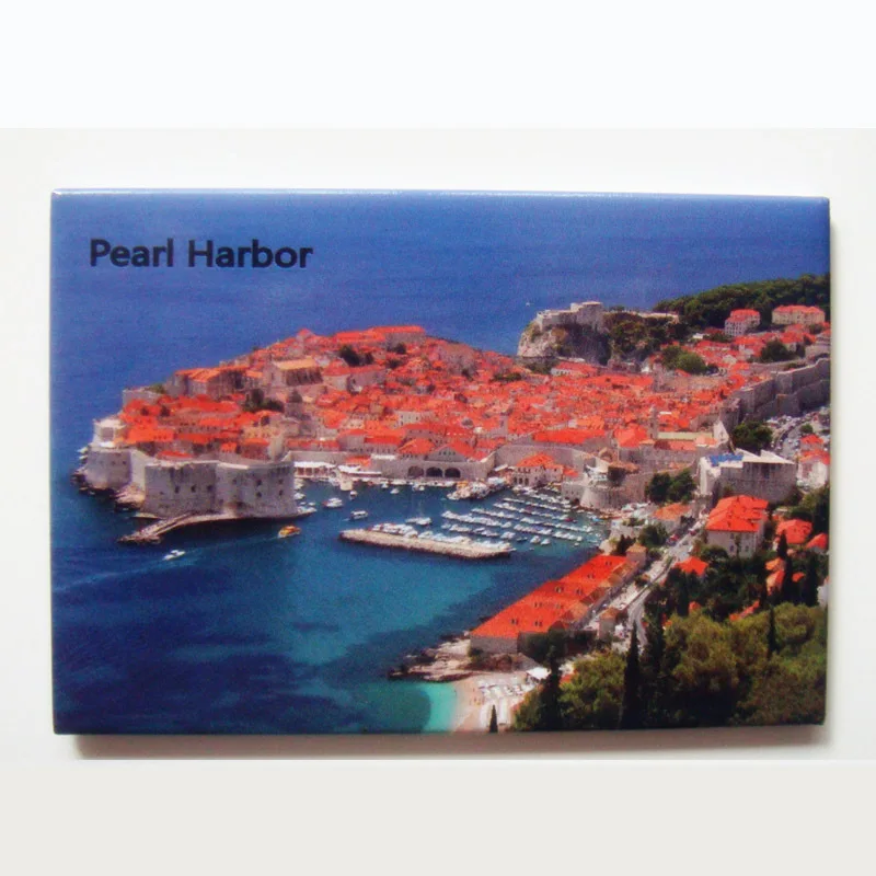 

SOUVEMAG Over Min. Order $12, US Pearl Harbor Sence Tourist Metal Fridge Magnet SFM5159 Travel Memorabilia