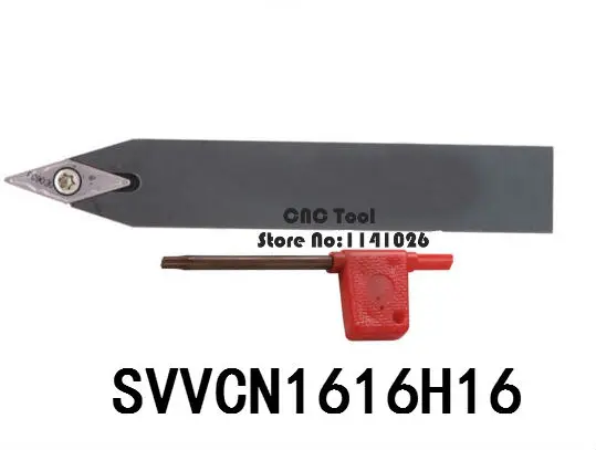 16*16 ملليمتر SVVCN1616H16 المعادن مخرطة أدوات القطع لآلة المخرطة cnc تحول الأدوات الخارجية تحول أداة حامل s-نوع svvcn
