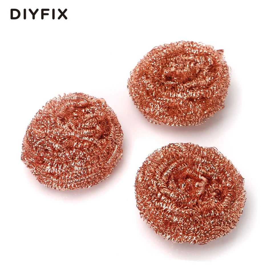 DIYFIX 1 ピースはんだごて先端クリーナー錫クリーニング鋼線ブラシ修復ツール
