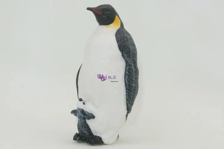 Mother Emperor Penguin Simulation model Marine Animals Sea Animal kids gifts educational props Action Figures Toys Collections