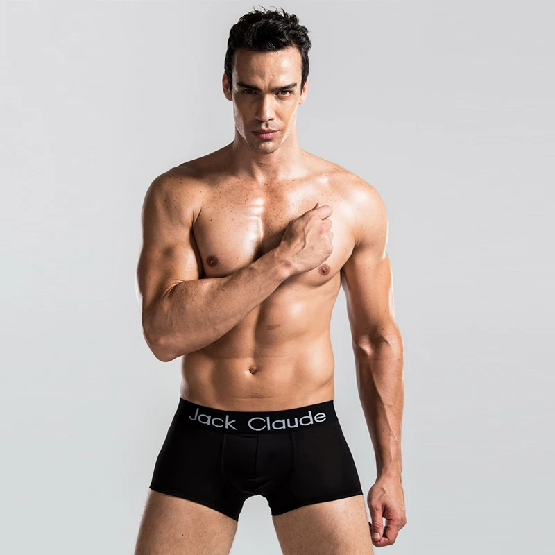 10 pezzi Jack Claude intimo uomo Boxer marca uomo Boxer modale Sexy Cueca Boxer uomo 10 pezzi intimo uomo mutande