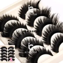 Ultra Thick Handmade Makeup False Eye Lashes Natural Long Eyelashes Extension