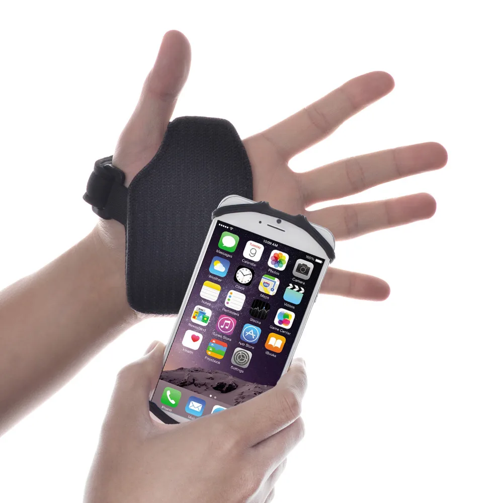 WANPOOL Hand Strap Phone Holder with Detachable Silicon Holding Net for 4.5 - 6 Inch Phones