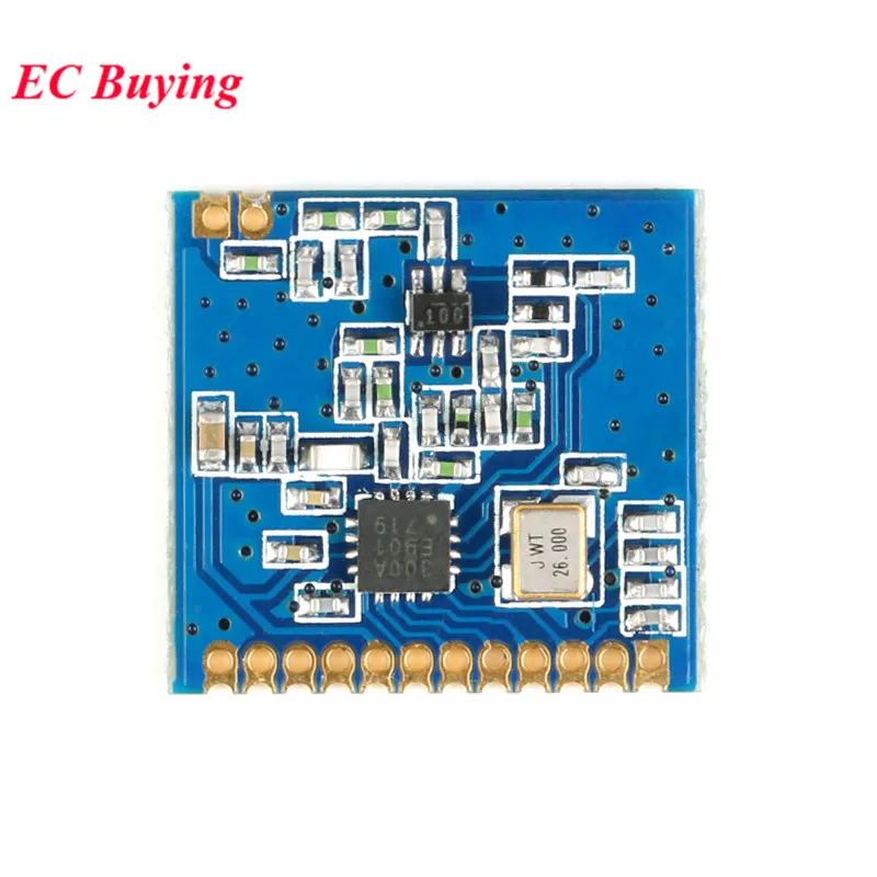 1-2Pcs CMT2300A SI4438/SI4432 433MHz GFSK LoRa Wireless Transceiver Module RF Transmitter Receiver Spring Antenna Distance 1000m
