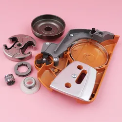 Chain Brake Clutch Sprocket Side Cover Drum Worm Gear Kit For Husqvarna 340 345 350 Chainsaw Spare Tool Part