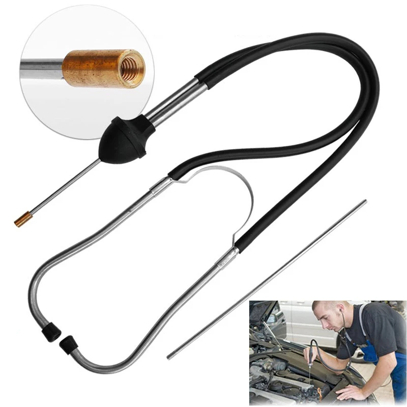 Car Cylinder Stethoscope Diagnostic Tool Engine Cylinder Noise Tester Detector Auto Abnormal Sound Diagnostic Device