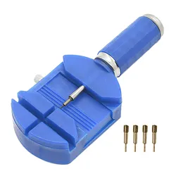 Watch Wrist Bracelet Watch Band Link Slit Strap Remover Adjuster + 5 Pins Repair Tools Watch Accessories
