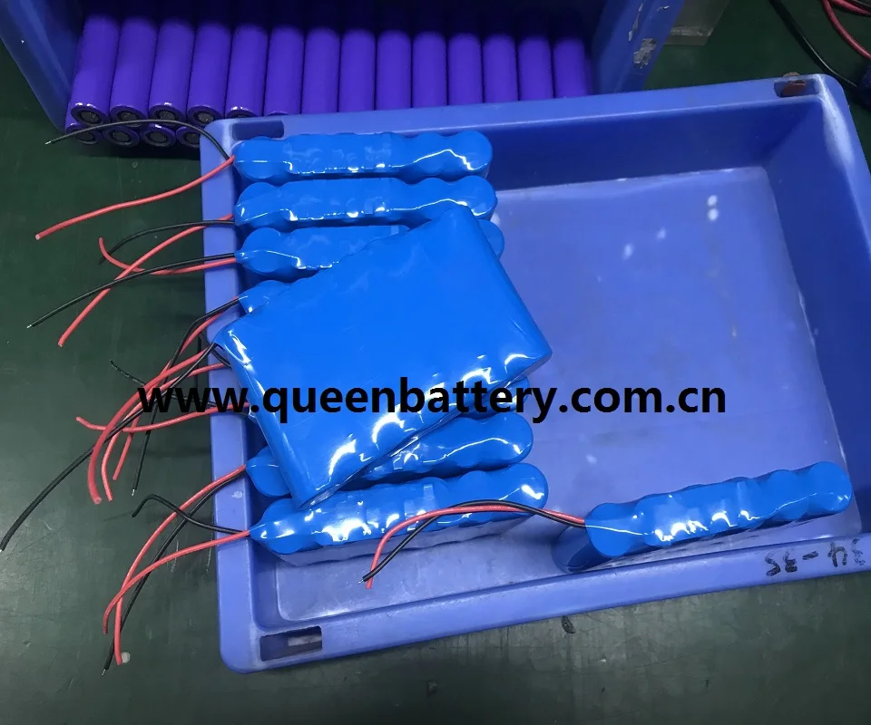 18650 2s3p QB18650  QB 7.4v 7.2v 10AH 10.5AH 11AH lamp equipment lighting device battery pack with PCM PCB 2A 3A 4A with 22AWG