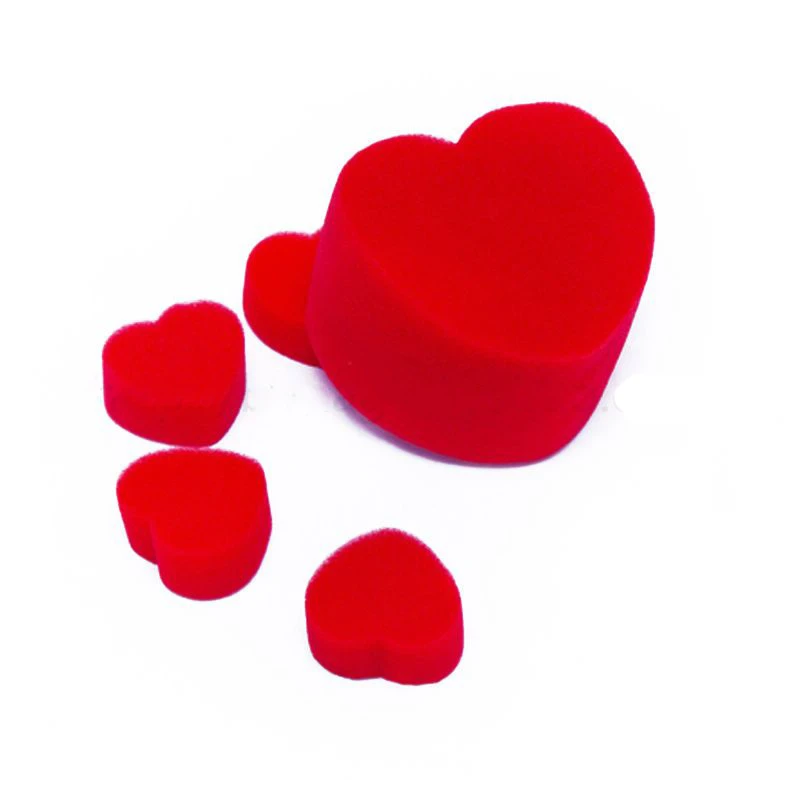 5pcs/Set Multiplying Sponge Hearts Magic Tricks Valentine\'S Or Wedding Close-Up Stage Magic Props Magic Accessories Child Toys