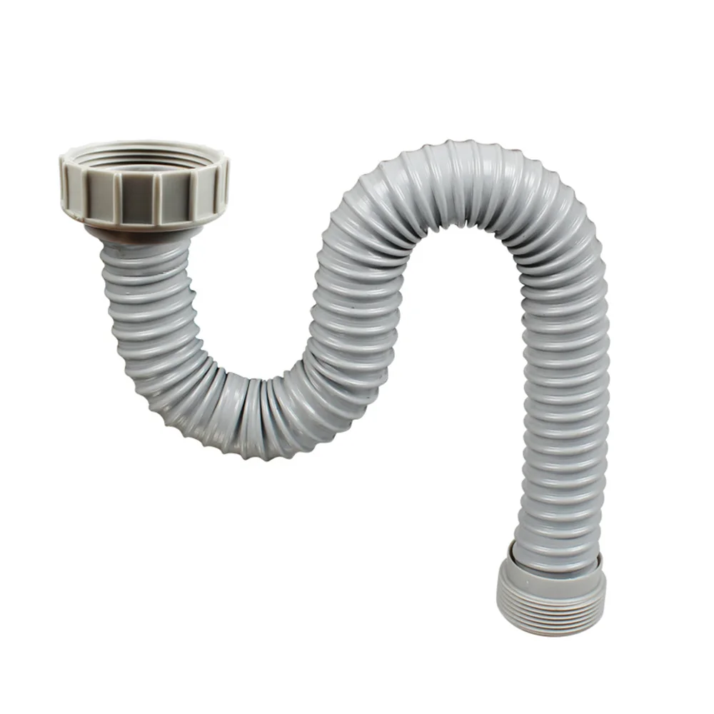 

Talea G1 1/2" kitchen sink drain hose connecting drain pipe sink accessories washing basin extension downpipe 45cm length GA017