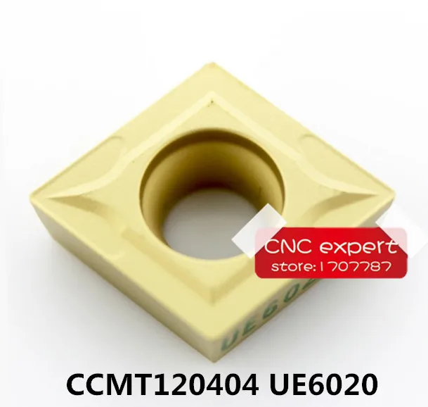 Free Shipping 10PCS cutting blade CCMT120404 UE6020/CCMT120408 UE6020 Turning blade,Suitable for SCLCR/SCKCR/SCFCR Lathe tool