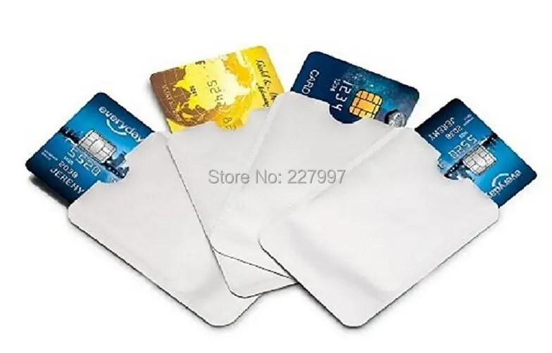 

1000pcs Free DHL shipping Credit Card & Passport blocker Holders Case anti-theft Rfid Blocking sleeves