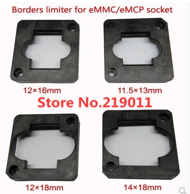 EMMC/eMCP clamshell shrapnel test a bounding   BGA socket positioning box program Matrix 12x16 11.5x13 12x18 14x18 mm