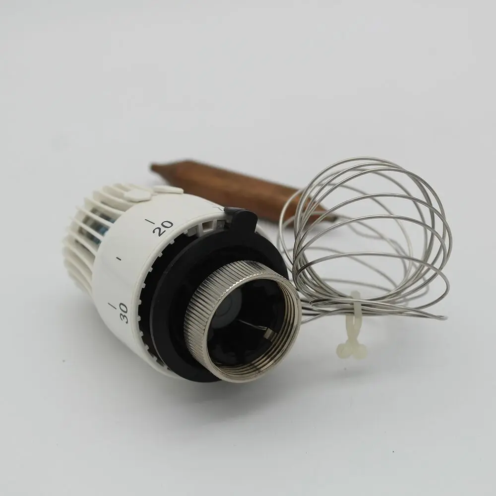 Energy saving 30-70 degree control Floor heating system thermostatic radiator valve head;M30*1.5mm Remote controller