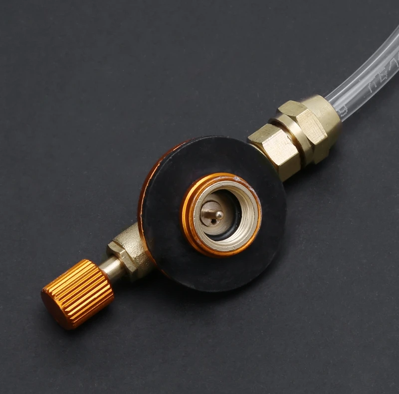 محول إعادة تعبئة البروبان للتخييم في الهواء الطلق, محول اسطوانة غاز مسطحة لخزان مقرنة الخزان #0626