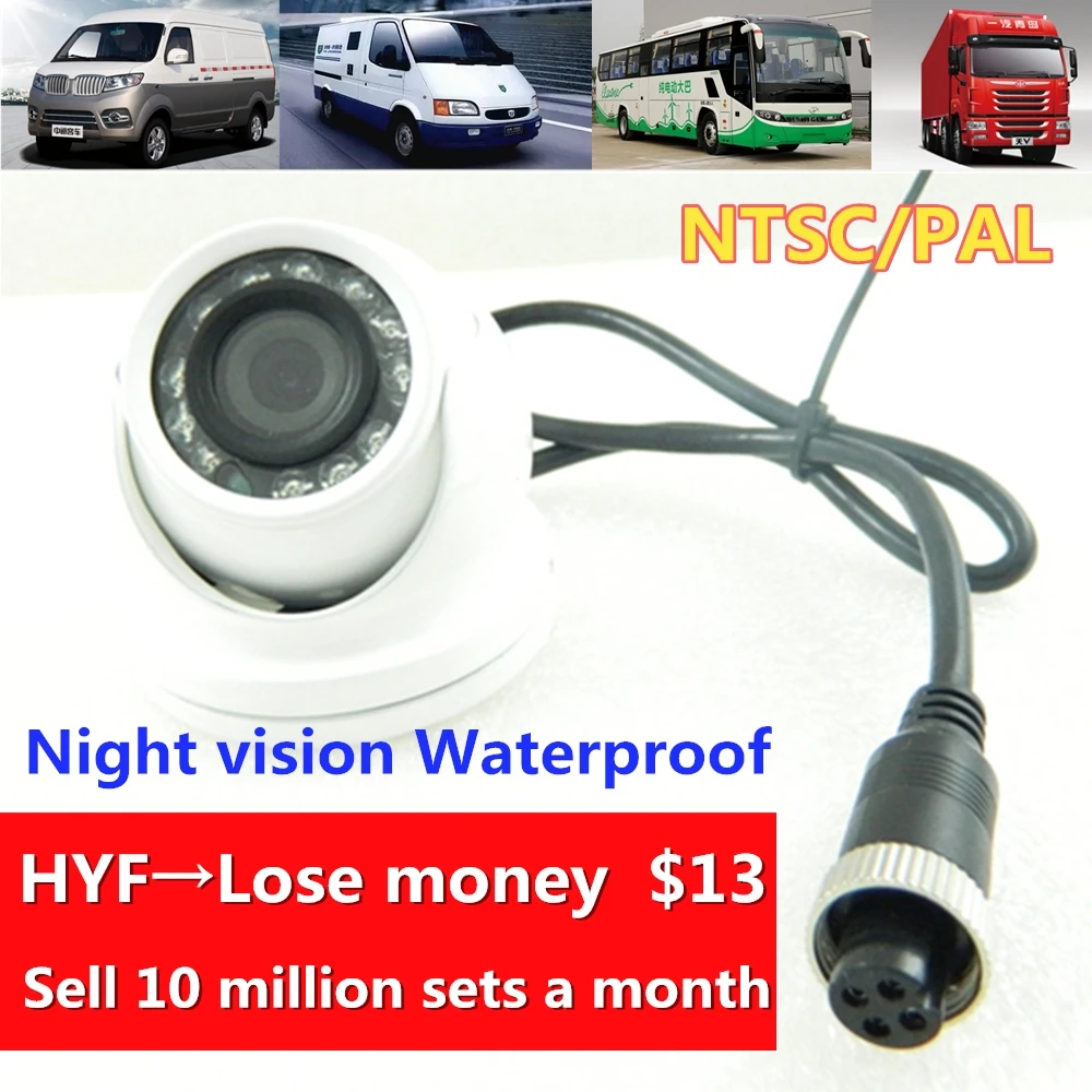 Million HD Pixel 1 inch White Metal Dome Camera Infrared Night Vision Waterproof Probe Sony Sensor Source Factory