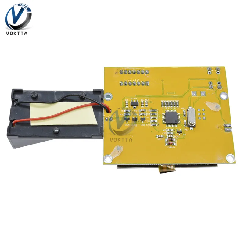 LCR-T4 Mega328 Digital Transistor Tester Diode Triode Capacitance LCR T4 Meter 12864 9V LCD Screen For MOSFET/JFET/PNP/NPN