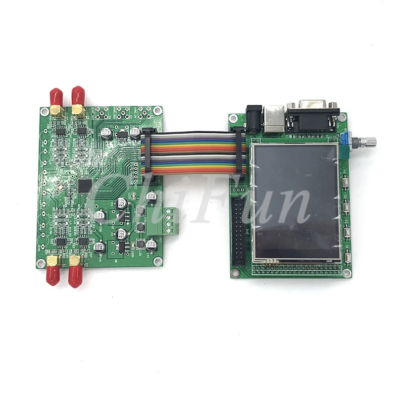 AD9959 multi channel amplifier with DDS module 200Mhz +STM32F103 color touch screen control frequency rotary encoder