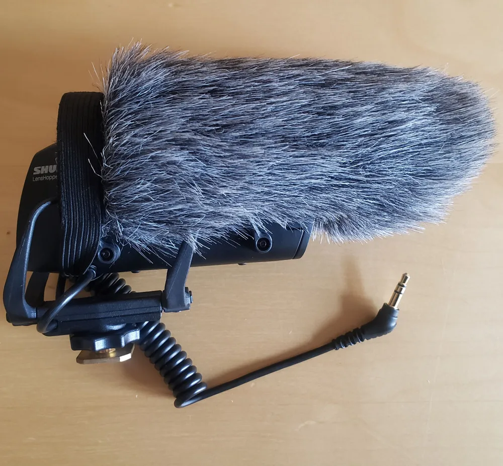 

Outdoor Artificial Fur Wind Microphone Cover Muff Windscreen Sleeve Shield For Shure VP83 VP837 Dead cat for Shure VP83 VP837