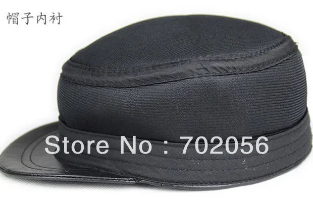 new real sheepskin Leather Visors Ball Caps newsboy casual HAT CAP 12pcs/lot #3114