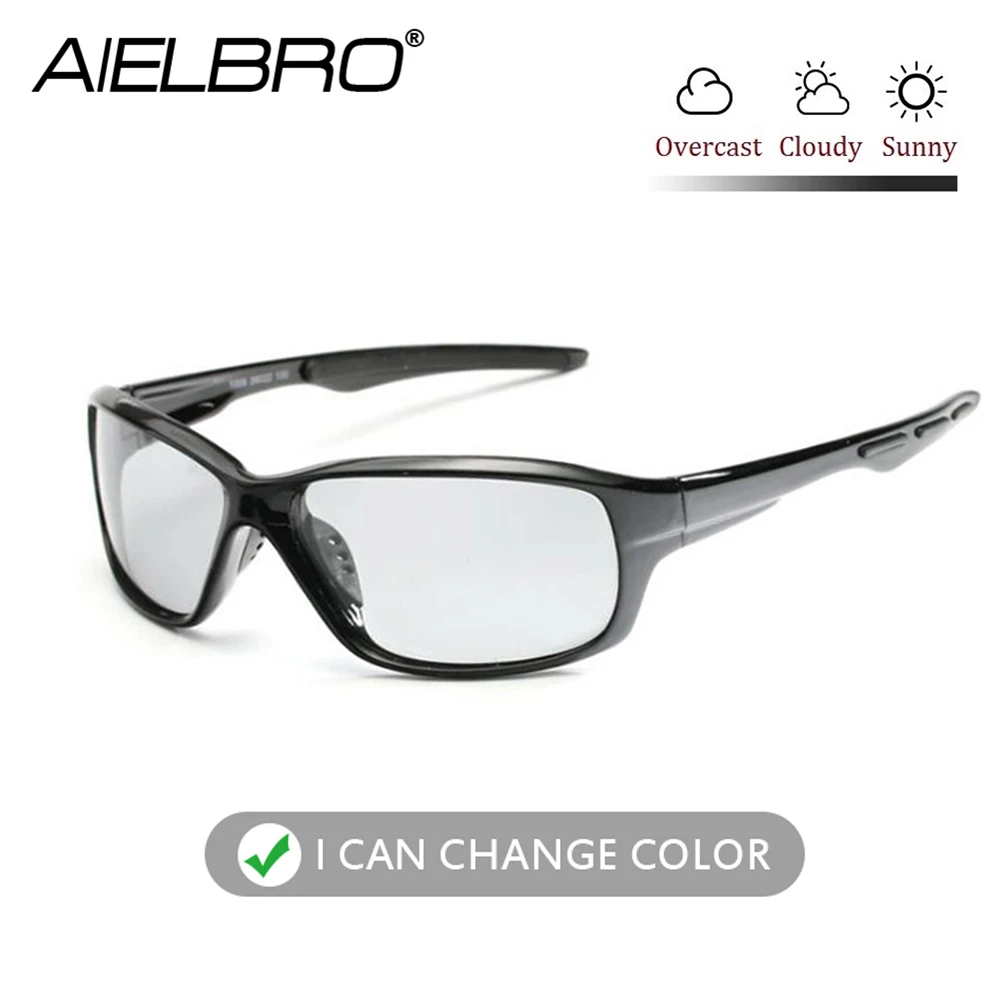 Photochromic Sunglasses Men Polarized Driving Cycling Hiking Chameleon Glasses Sun Glasses Male Goggle UV400 Gafas De Sol