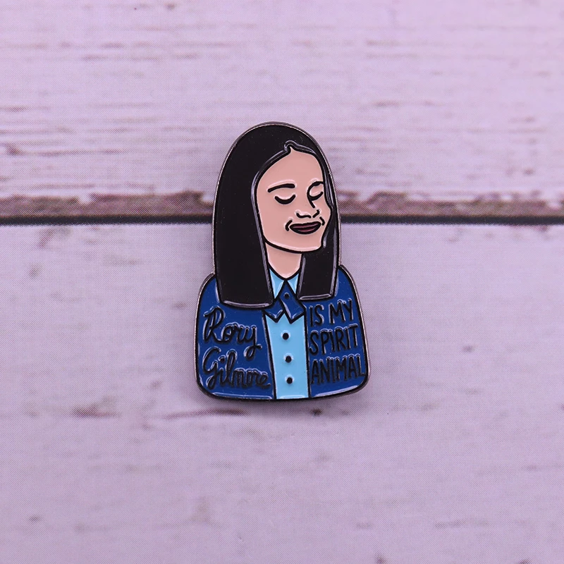 Rory Gilmore is my spirit animal enamel pin Gilmore Girls fan club badge