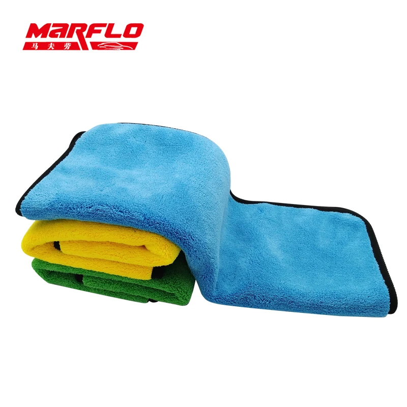 Marflo Car Wash Towel Car Cleaning Cloth Microfiber Towel Car Care Wax Polishing Detailing Towels