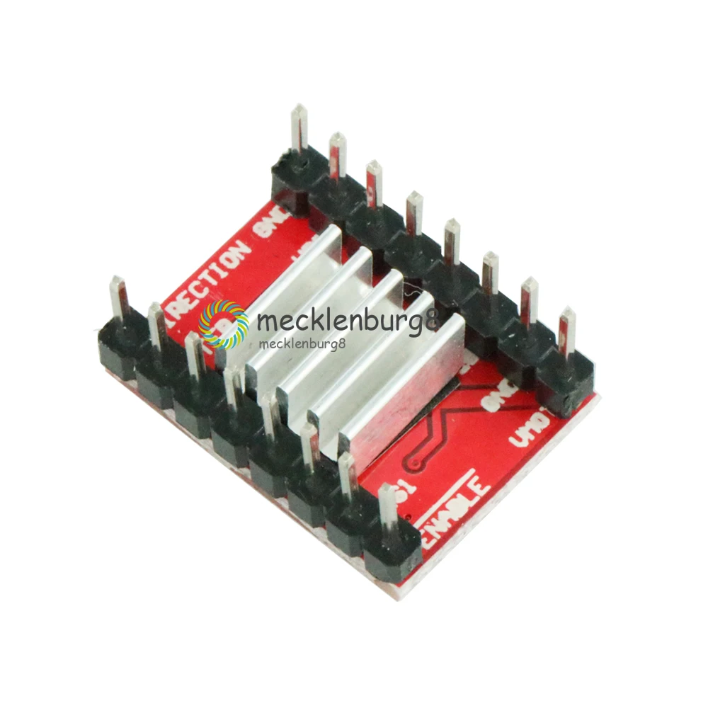 5 pieces. Reprap Stepper Driver A4988 Stepper Motors Driver Module Board for Arduino 3D Printers Parts Accessory with Heatsink R