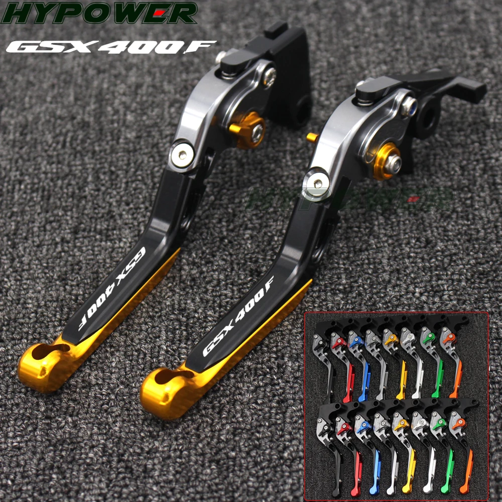 

For SUZUKI GSX400F Impulse 1994-2004 GSX 400F GSX 400 F Motorcycle Folding Extendable Adjustable Brakes Clutch Lever CNC