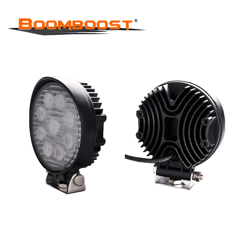 2PCS Light 12v 24v 27w LED Work Light Spot Beam Offroad Driving Light Off Road LED Car Daytime Running Lamp