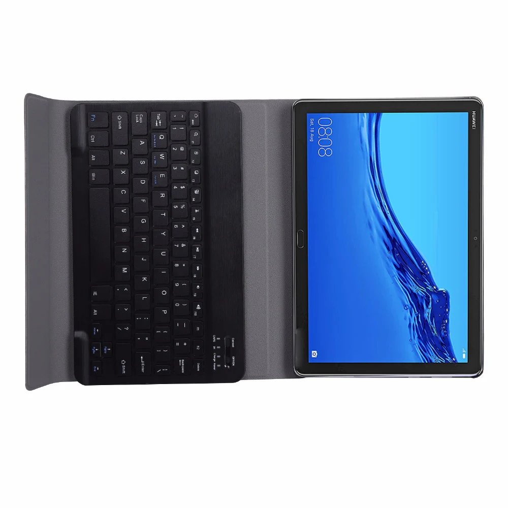 Imagem -04 - Teclado para Huawei m5 10.1 Capa Tablet Teclado Bluetooth Case para Huawei Mediapad m5 Lite 10 10.1 Bah2-w09 L09 W19 Case