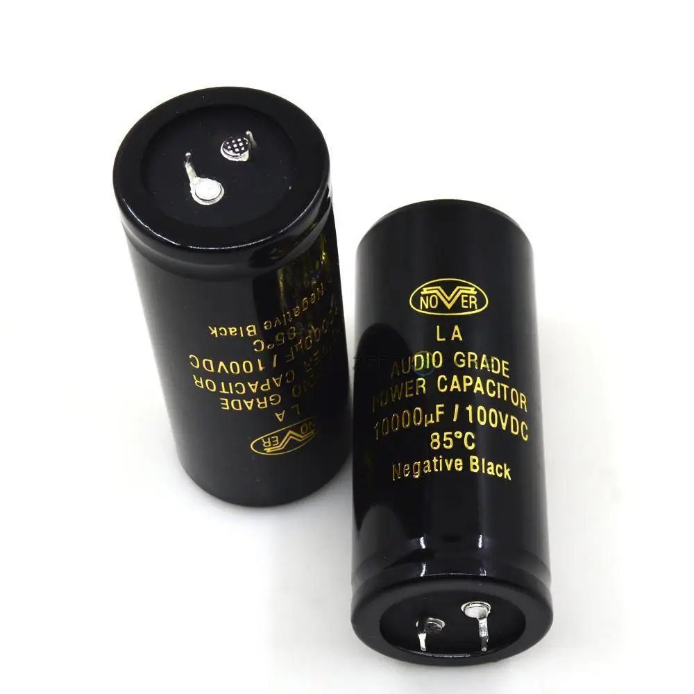 GZLOZONE 2pcs NOVER 10000uf 100V Audio Capacitors 35*80MM L3-70