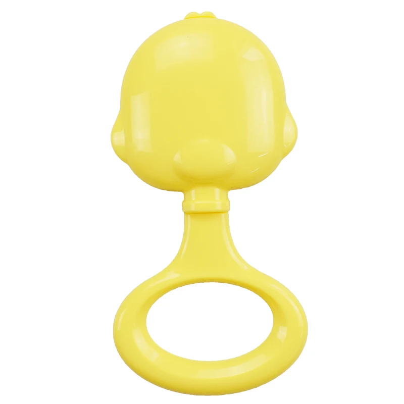 Hochets de lit en forme de petit canard jaune pour bébé de 0 à 12 mois, anneau molaire en plastique, jouets éducatifs pour nouveau-né