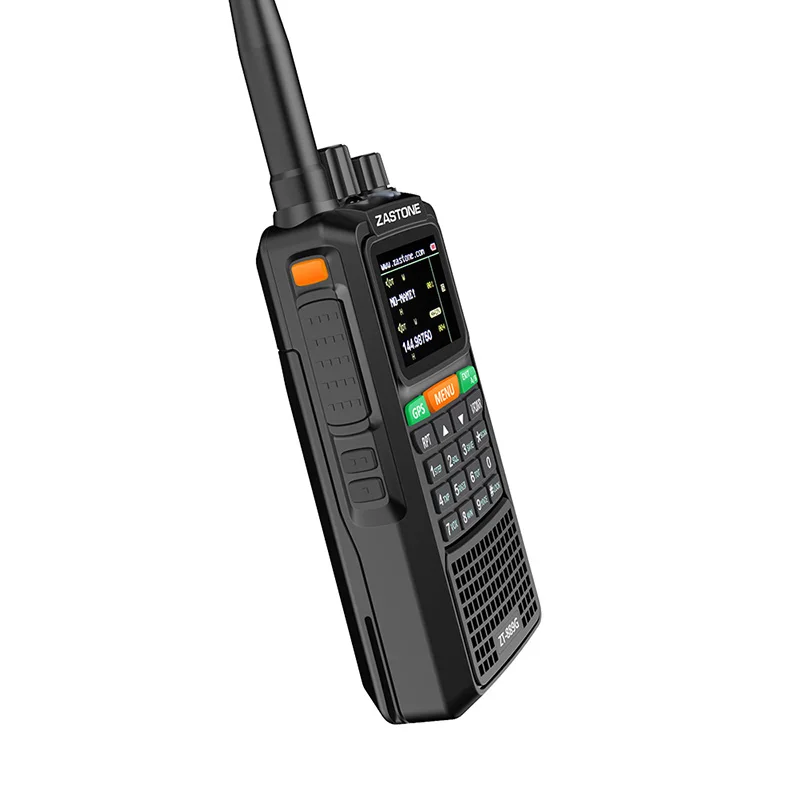 Imagem -04 - Zastone-transceptor Portátil de Rádio Walkie Talkie Gps Sos 10w 3000mah Vhf 134174mhz Uhf 400520mhz 999ch 889g