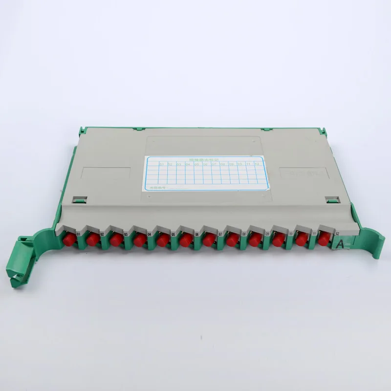 12 core Optical fiber Splicing Tray single mode FC UPC APC  pigtail integrated splice tray with ODF light delivery box