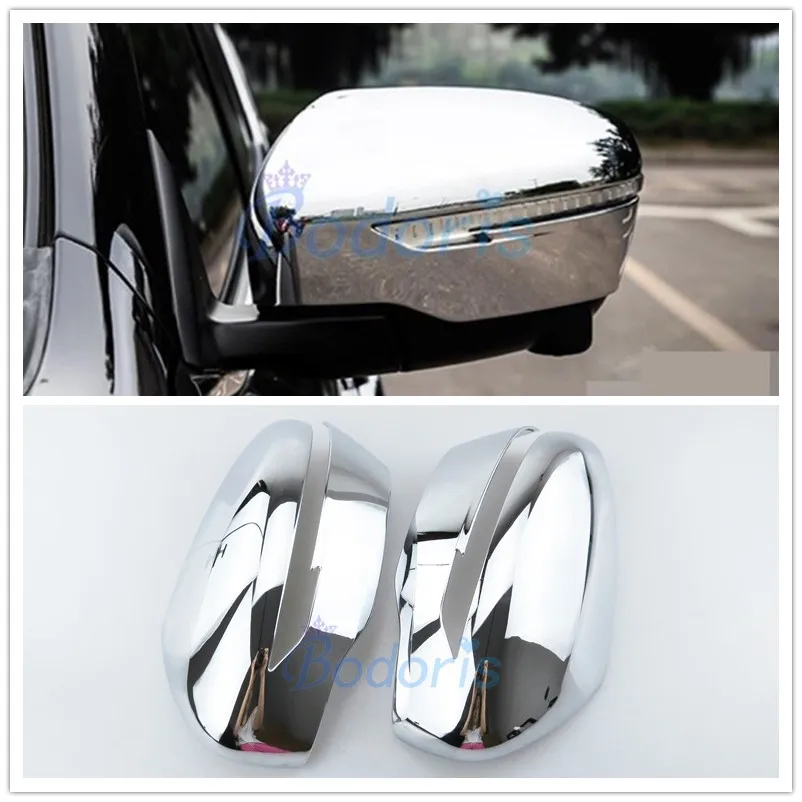 Accessories For Nissan Juke Door Mirror Cover Rear View Overlay Trim 2014 2015 2016 2017 2018 Frame Panel Chrome Car Styling