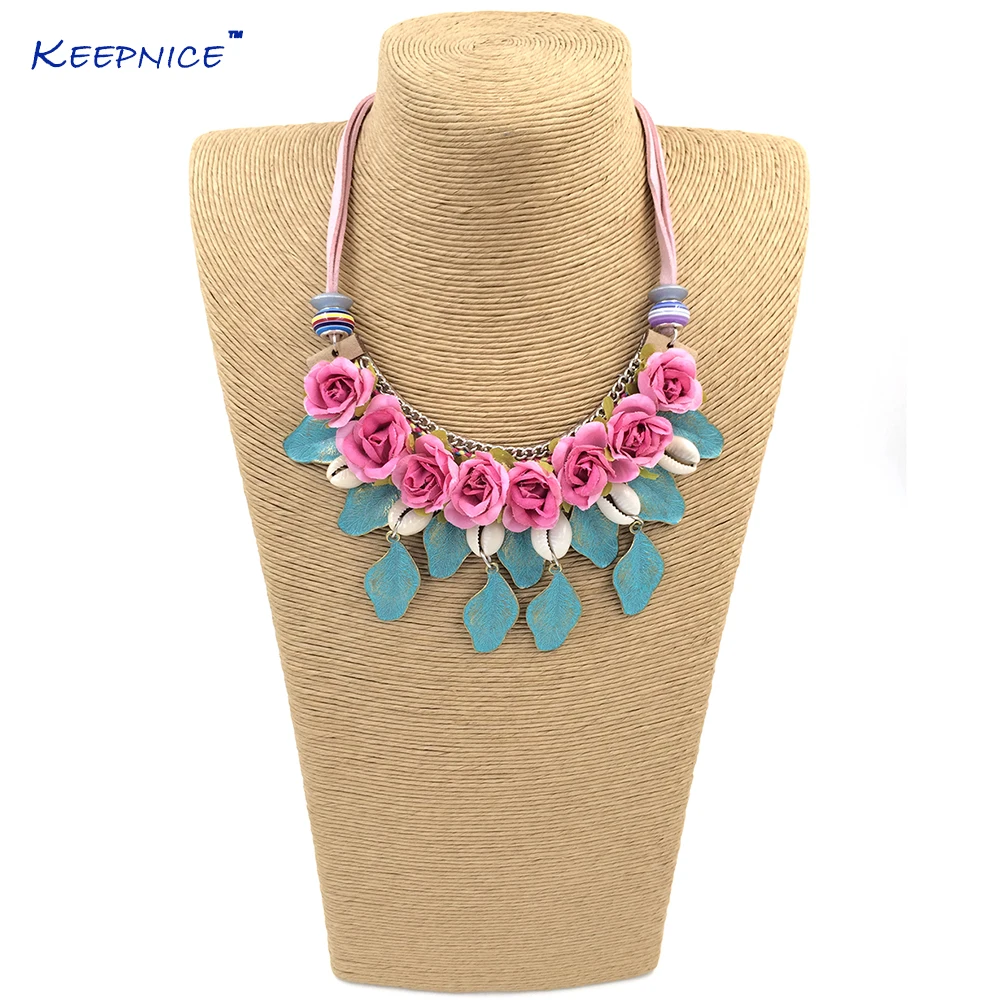 New Rose flower Retro Choker necklace vintage leaf flower tattoo choker necklace collar puzzle boho statement necklace