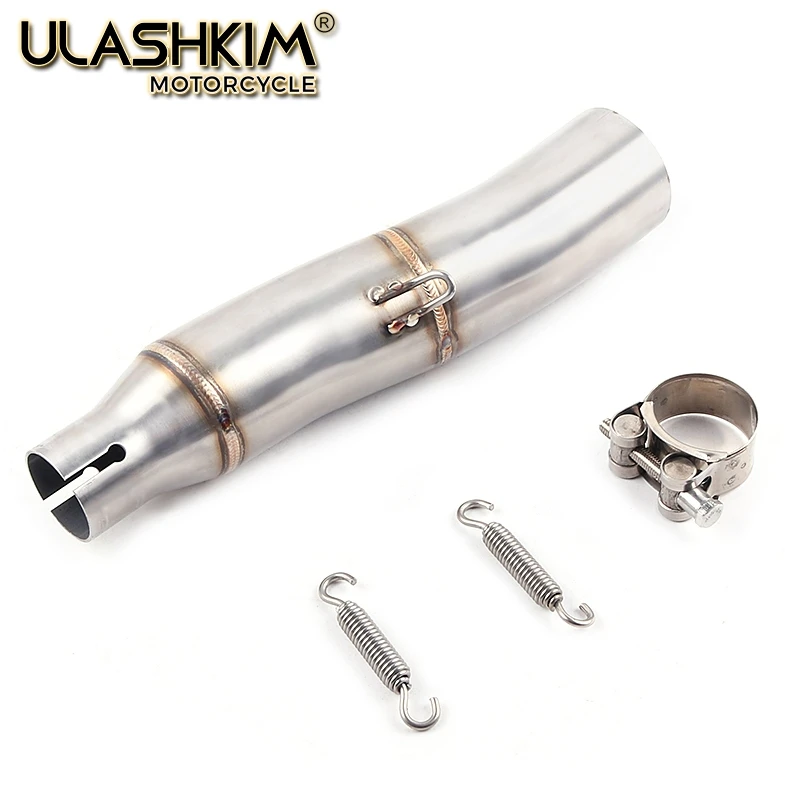 Motorcycle Full Exhaust System Muffler Escape Slip On For YAMAHA XG250 XT250 Modified Contact Middle Pipe Adapter Connect