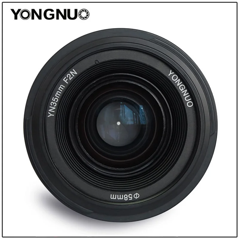 YONGNUO YN35MM F2N AF MF 35mm F2.0 Large Aperture Wide-angle Fixed Focus Lens for Nikon DSLR Camera