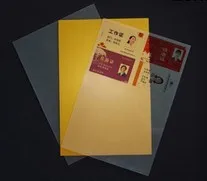 Gold Color Blank Inkjet Print PVC Sheet For PVC ID Card Making 300x200mm 0.76mm Thick