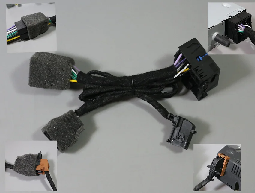 For Peugeot Citroen CD Radio plug adapter harness adapter for RD4 RD43 RD45 socket plug harness iso